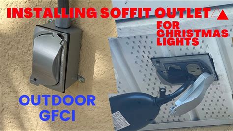 soffit outlet box